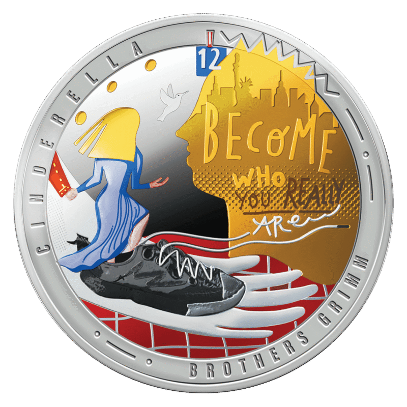 Kopciuszek, 2 dolary, Seria: Baśnie Braci Grimm